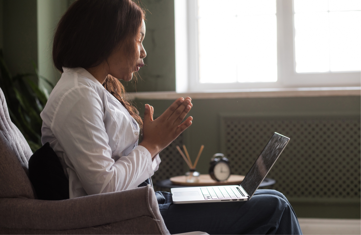 Physician consulting with a patient